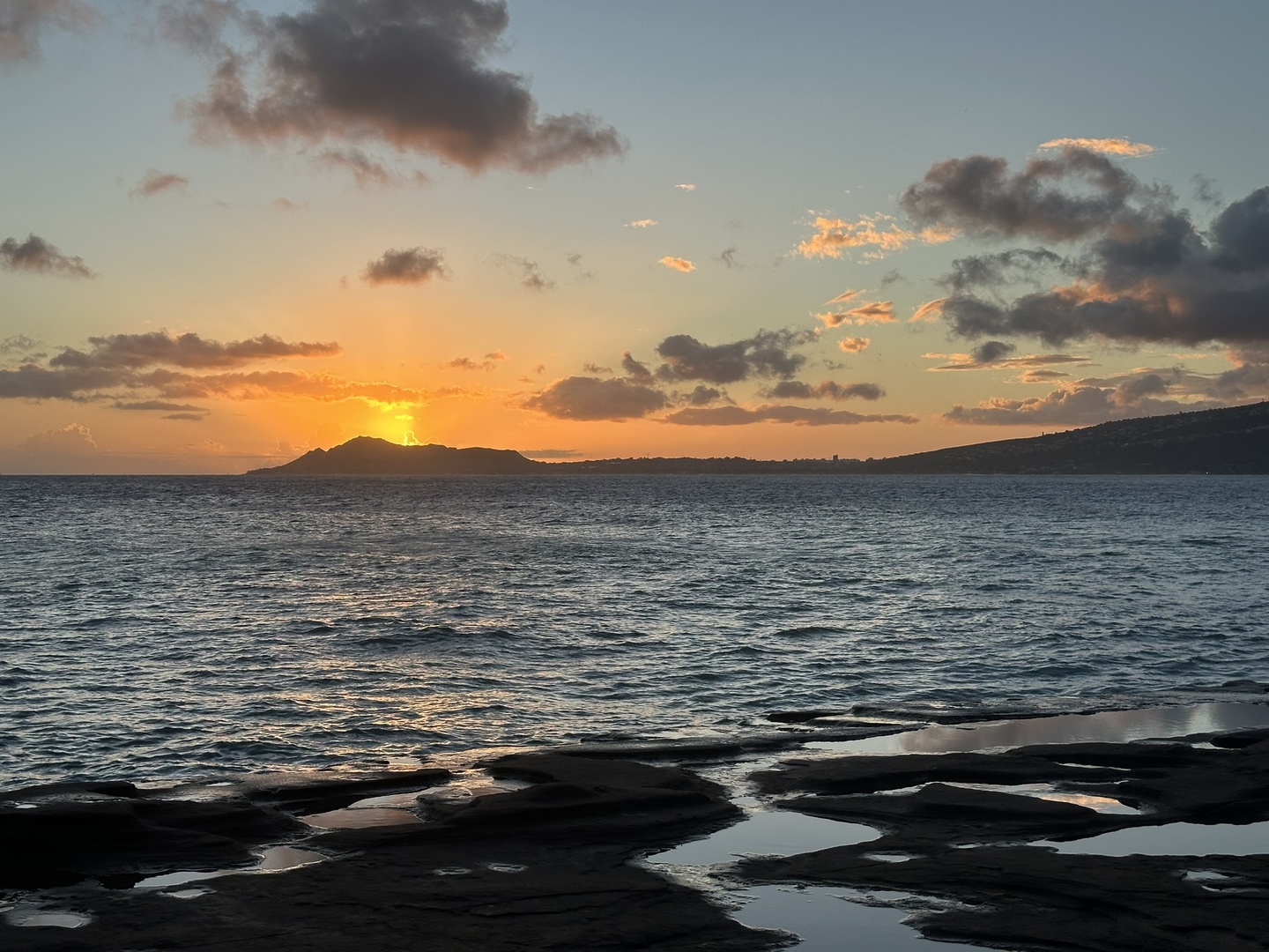 Sunset at the China Walls in Hawaii