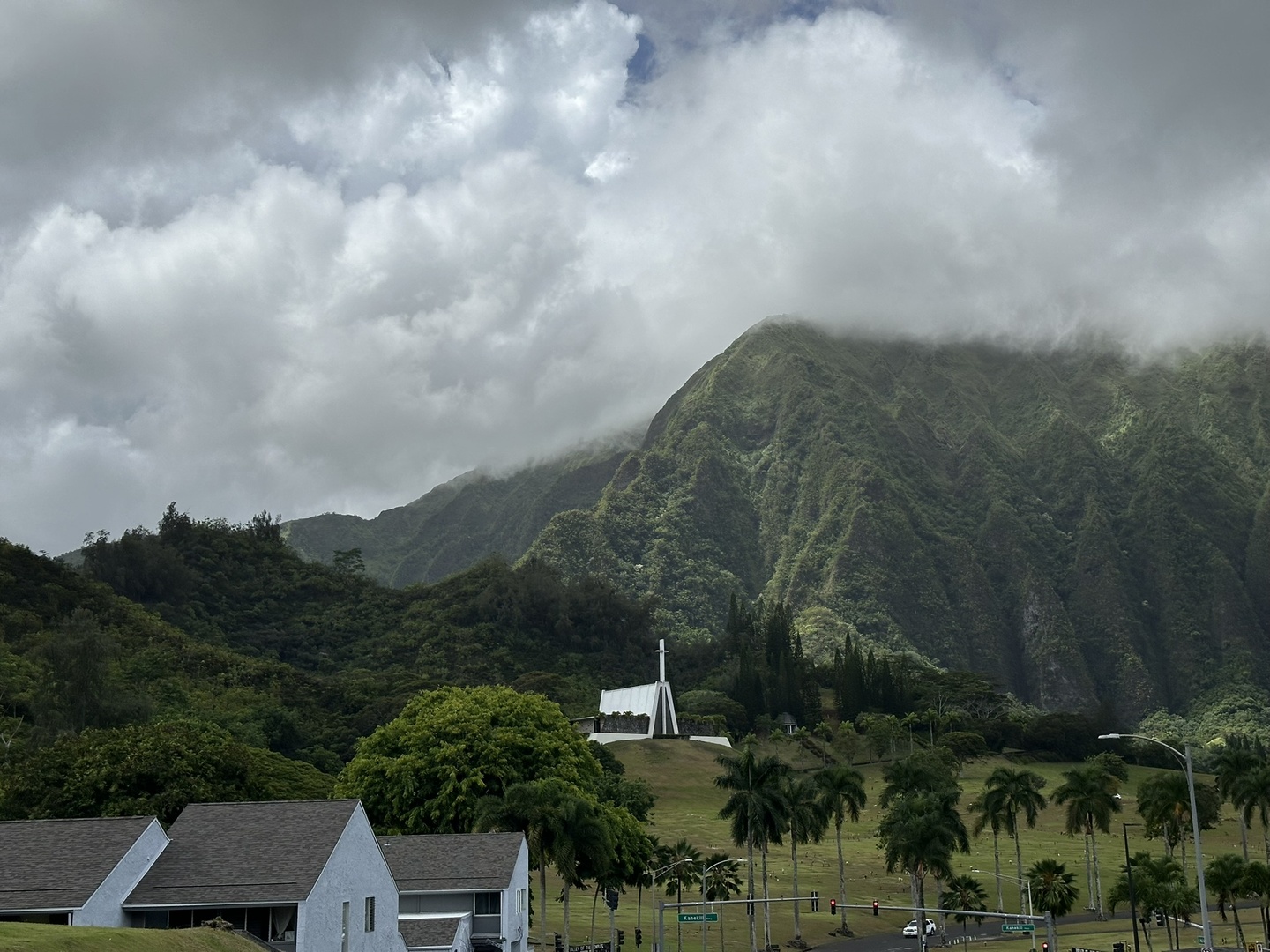 View on the mountains at the start of our Hike