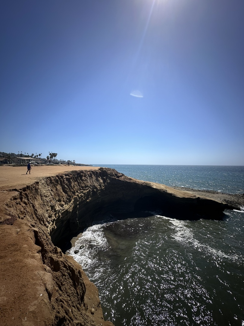 Sunset Cliffs during the day (didn't made it for sunset)
