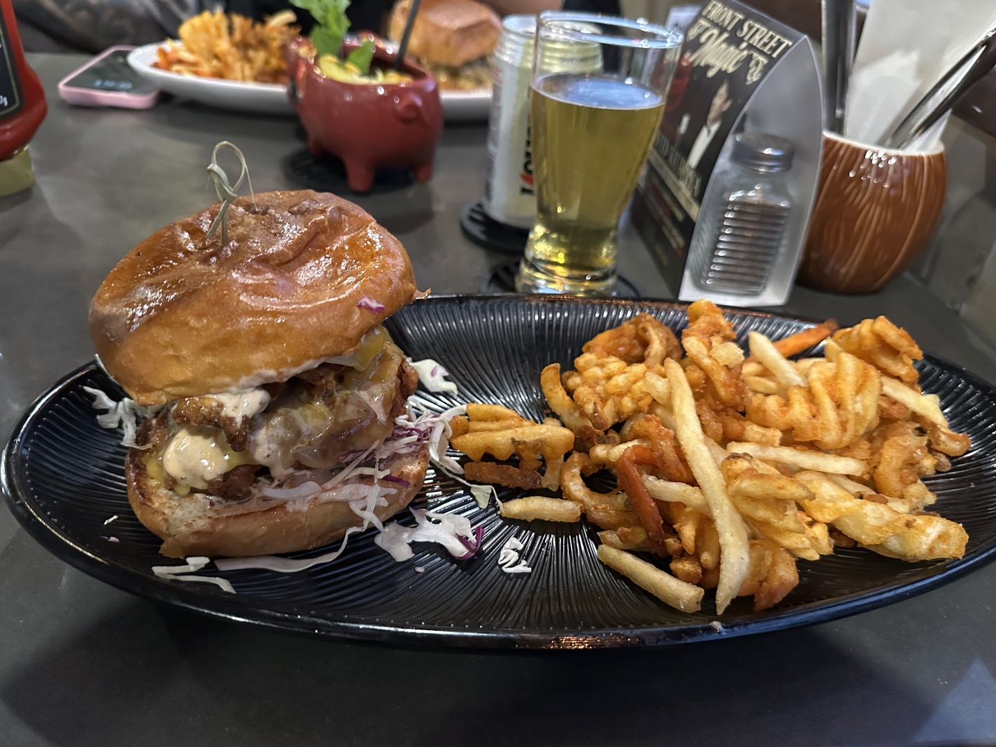 American dinner in Lahaina