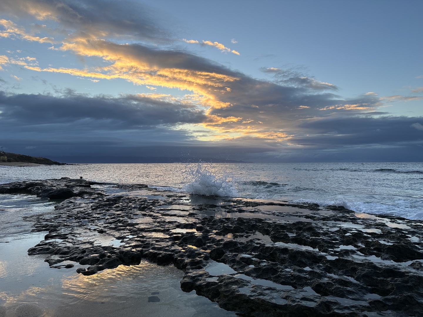 Last stop: Sunset views at the beach